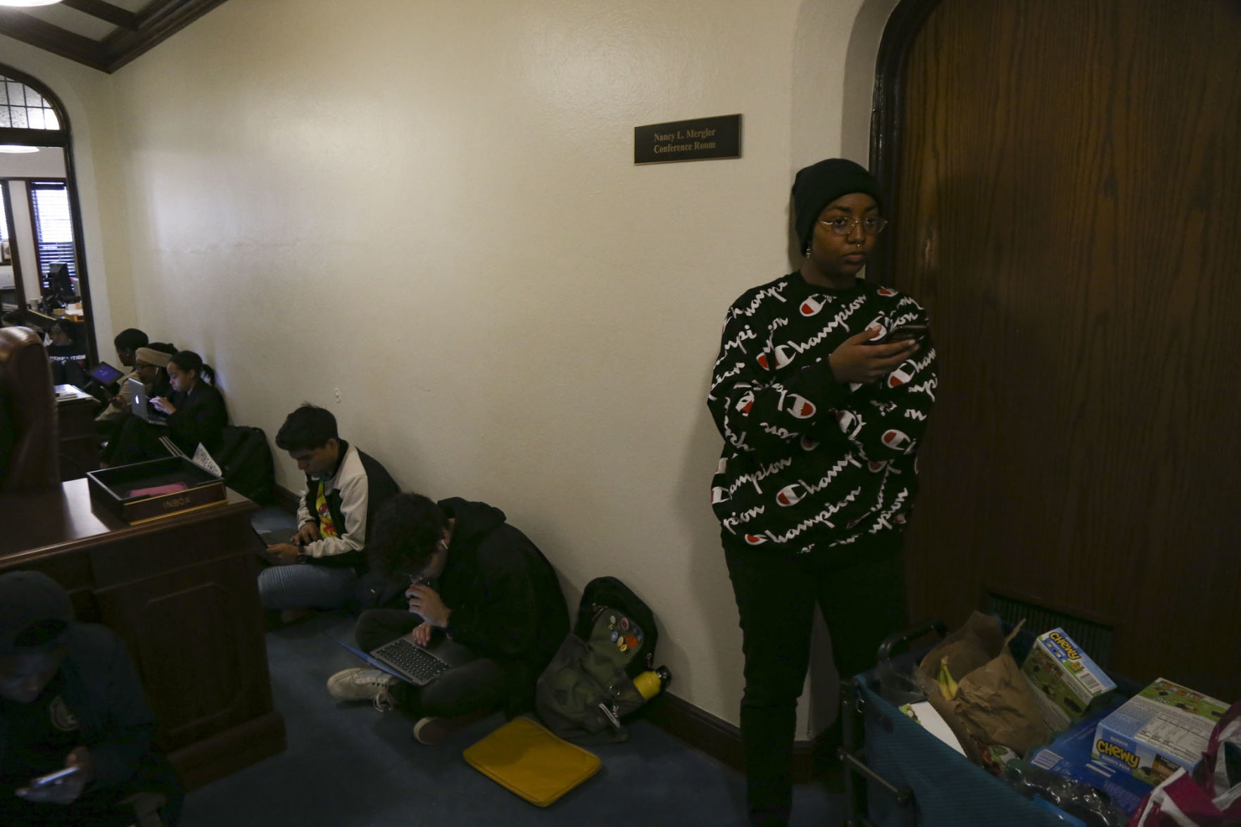 Evans Hall sit-in